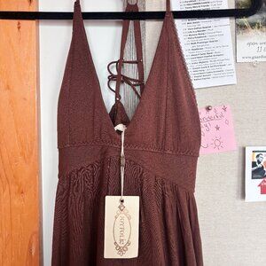 Joyfolie Lynsey Dress in Raisin Size XXS - New With Tags